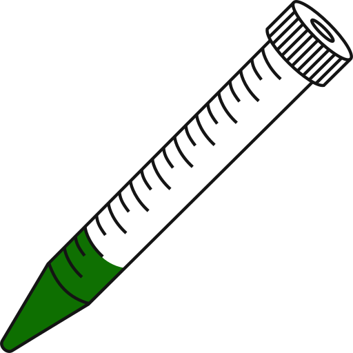  conical bottom Eppendorf tube closed - Clipart