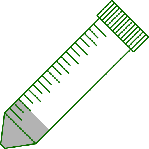  50ml centrifuge tubes closed - Flat Icon 