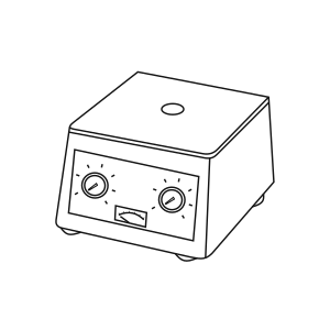 Laboratory centrifuge closed - Drawing