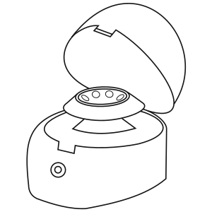 Mini Microcentrifuge open - Icons 