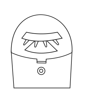 Mini Microcentrifuge closed with tubes- Icons 