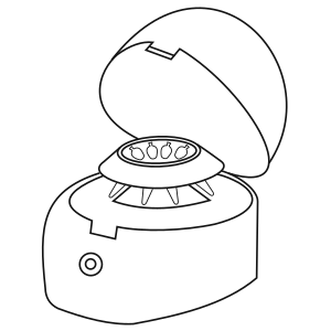 Mini Microcentrifuge open with tubes - Icons 