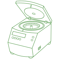 Centrifuges - cartoon