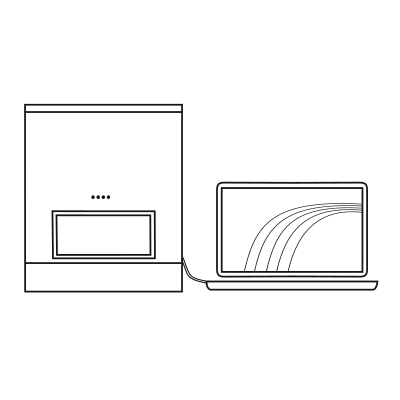 Real-time PCR thermocycler - Flat Icon