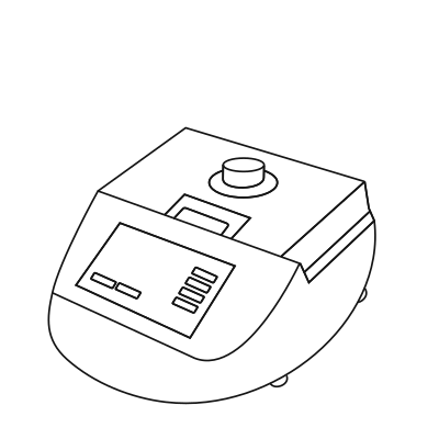 PCR thermocycler closed - PNG