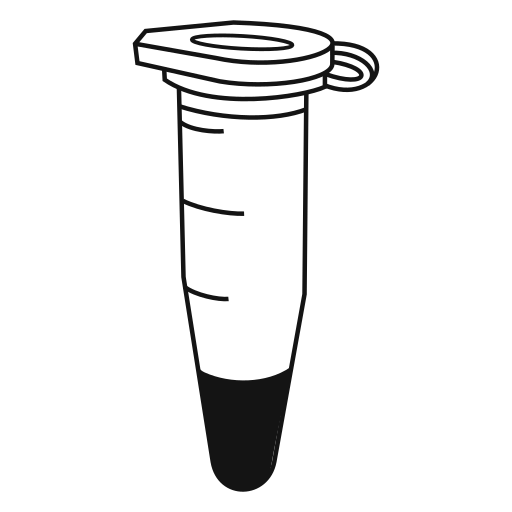  conical bottom Eppendorf tube closed - Clipart