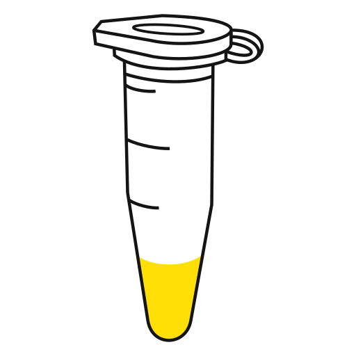  conical bottom Eppendorf tube closed - Clipart