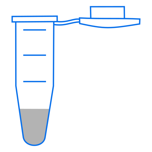 Eppendorf Tube opened - Flat PNG