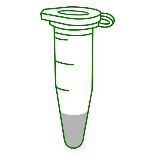  conical bottom Eppendorf tube closed - Icon