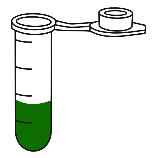  conical bottom Eppendorf tube closed - Clipart