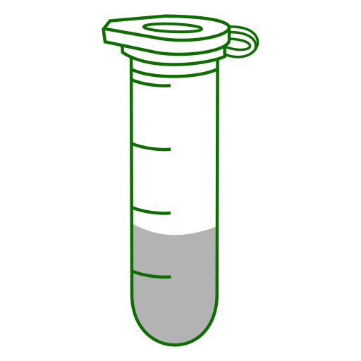  Round bottom Eppendorf tube closed - Icon