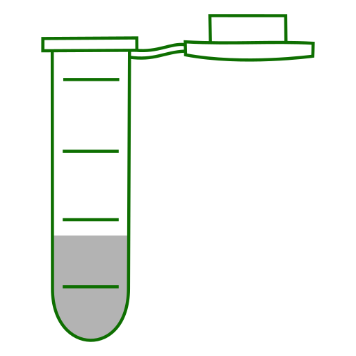 Eppendorf Tube opened - Flat PNG
