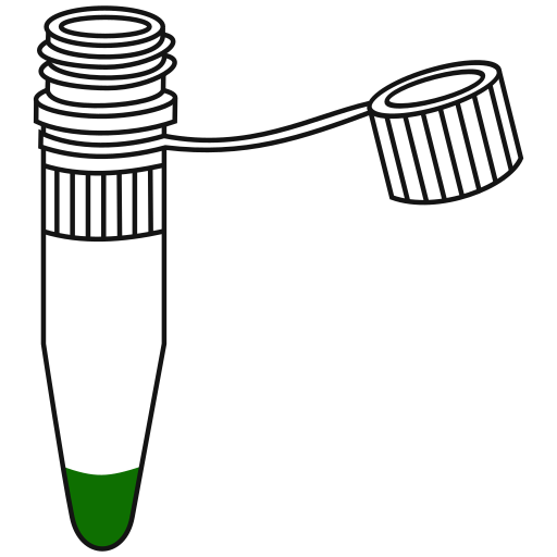  conical bottom Eppendorf tube closed - Clipart