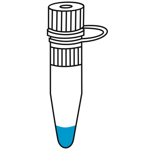  conical bottom Eppendorf tube closed - Clipart