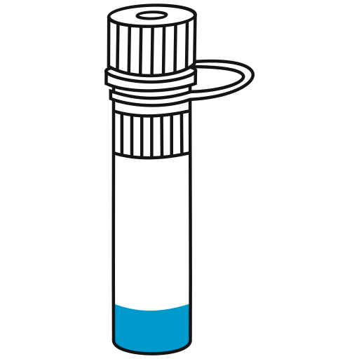  conical bottom Eppendorf tube closed - Clipart