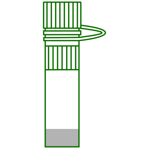  screw-flat
 bottom Eppendorf tube closed - Flat clipart