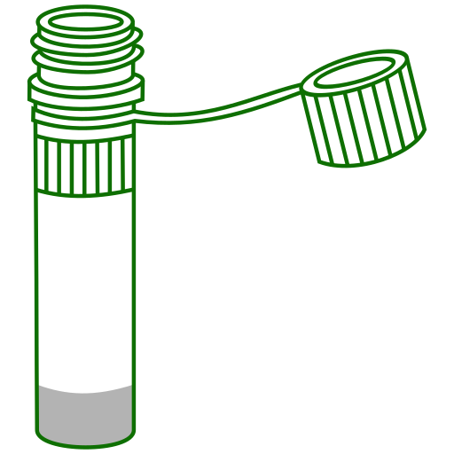  screw-flat
 bottom Eppendorf tube open -  Icon