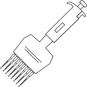 Multichannel micropipette- Icons 