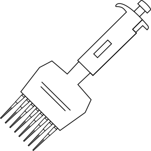 Multichannel micropipette- Icons 