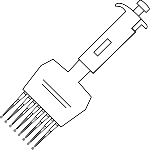 Multichannel micropipette- Icons 