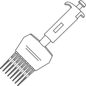 Multichannel micropipette- Icons 