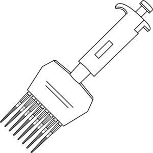 Multichannel micropipette- Icons 