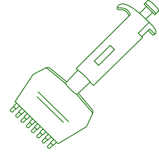 Multichannel micropipette - Clip art